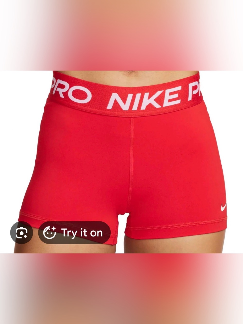 Nike Red Women’s Bike Shorts